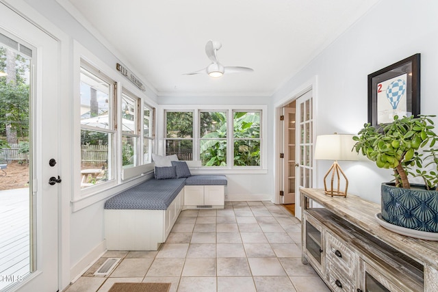 6025 Tarnhour Ct, Raleigh, NC 27612 - sunroom / solarium featuring french doors and healthy amount of natural light