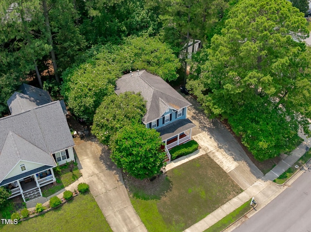 511 Scotts Ridge Trl, Apex, NC 27502 - view from above of property
