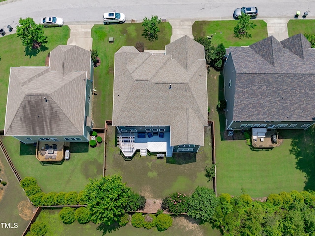 1950 Firenza Dr, Apex, NC 27502 - view from above of property