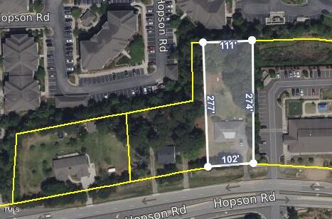 4511 Hopson Rd, Morrisville, NC 27560 - aerial view of property's location