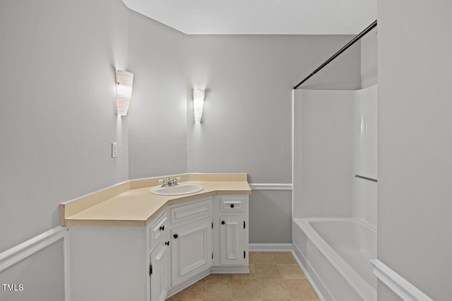 3104 Braywood Ct, Apex, NC 27539 - full bathroom featuring vanity and bathing tub / shower combination