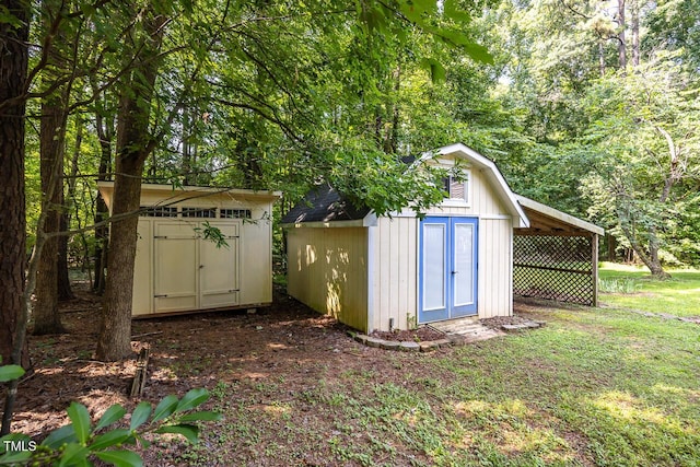 3104 Braywood Ct, Apex, NC 27539 - view of shed