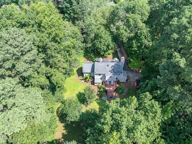 3104 Braywood Ct, Apex, NC 27539 - aerial view of property's location with a forest