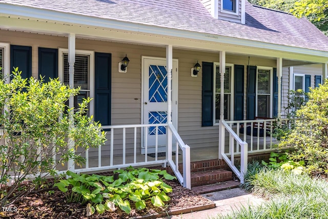 3104 Braywood Ct, Apex, NC 27539 - entrance to property with covered porch and roof with shingles