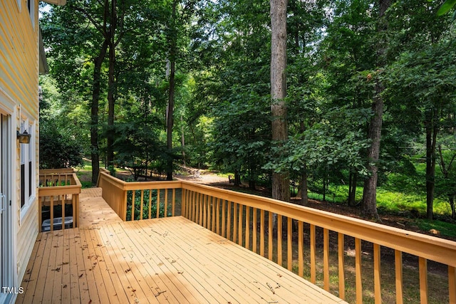 2330 Thunder Rd, Durham, NC 27712 - view of wooden terrace