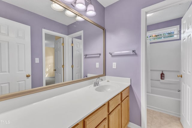 2114 Baycourt Trl, Hillsborough, NC 27278 - bathroom featuring vanity and tile patterned floors
