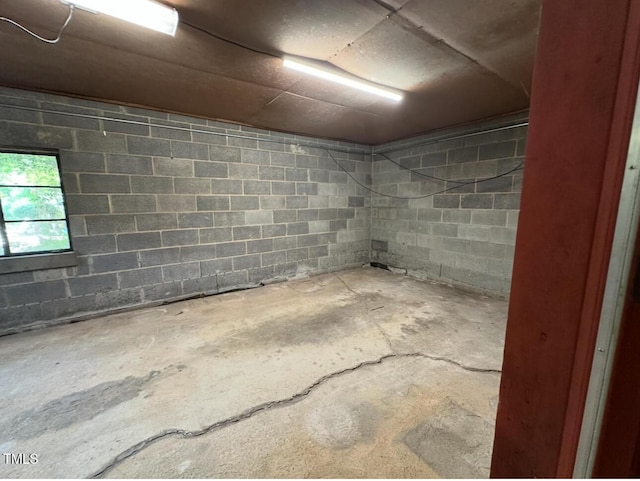 2022 Bivins St, Durham, NC 27707 - basement featuring concrete block wall