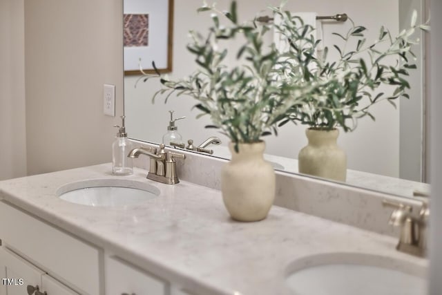 1004 Citadel Ave, Durham, NC 27713 - bathroom with double vanity