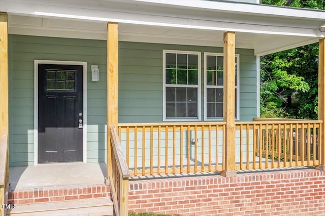 1408 S St, Durham, NC 27707 - property entrance with a porch