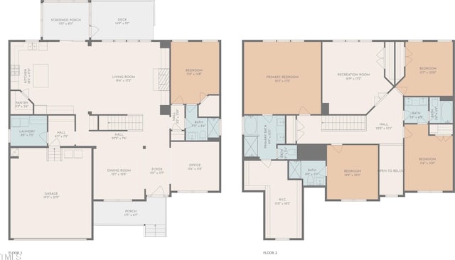 90 E Calvert Ct, Clayton, NC 27527 - view of property floor plan