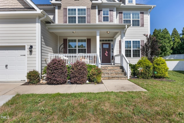 90 E Calvert Ct, Clayton, NC 27527 - view of front of home featuring covered porch