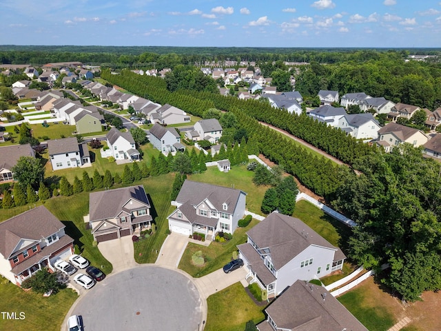 90 E Calvert Ct, Clayton, NC 27527 - aerial view of property and surrounding area featuring nearby suburban area