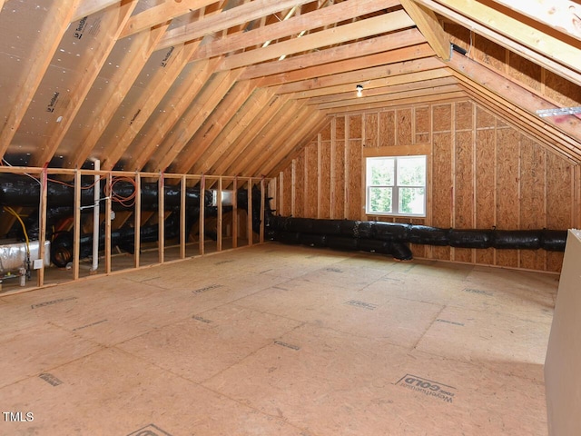3666 Jordan Estates Way, New Hill, NC 27562 - view of unfinished attic