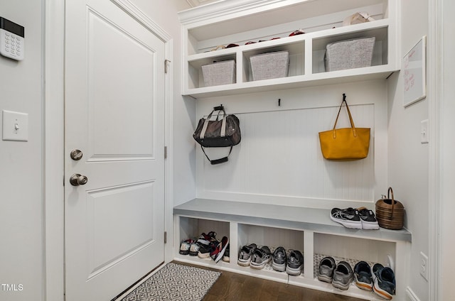 3082 Cascade Dr, Burlington, NC 27217 - mudroom with wood finished floors