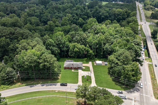 1319 Legend Rd, Raleigh, NC 27603 - drone / aerial view of a heavily wooded area