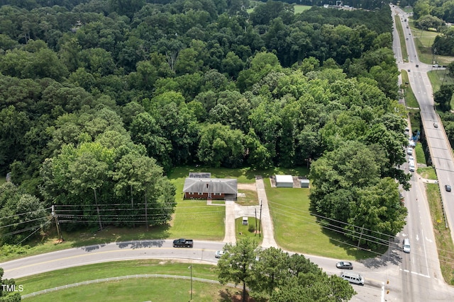 1319 Legend Rd, Raleigh, NC 27603 - drone / aerial view of a heavily wooded area