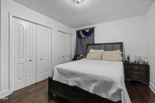 1319 Legend Rd, Raleigh, NC 27603 - bedroom with wood finished floors and multiple closets