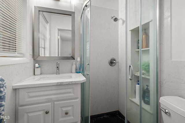 1319 Legend Rd, Raleigh, NC 27603 - full bath featuring a stall shower and vanity