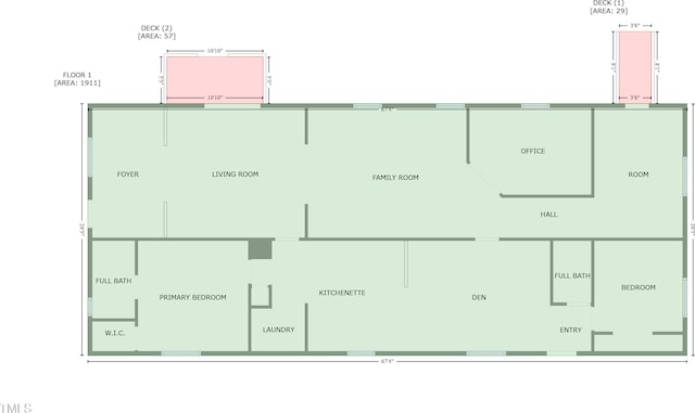 302 Allen Ave, Franklinton, NC 27525 - view of home floor plan