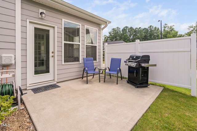 1066 Bingley Dr, Durham, NC 27703 - view of patio featuring area for grilling