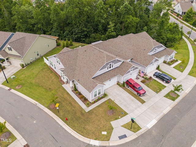 1066 Bingley Dr, Durham, NC 27703 - aerial perspective of suburban area