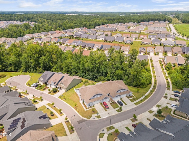 1066 Bingley Dr, Durham, NC 27703 - aerial view of property and surrounding area featuring nearby suburban area