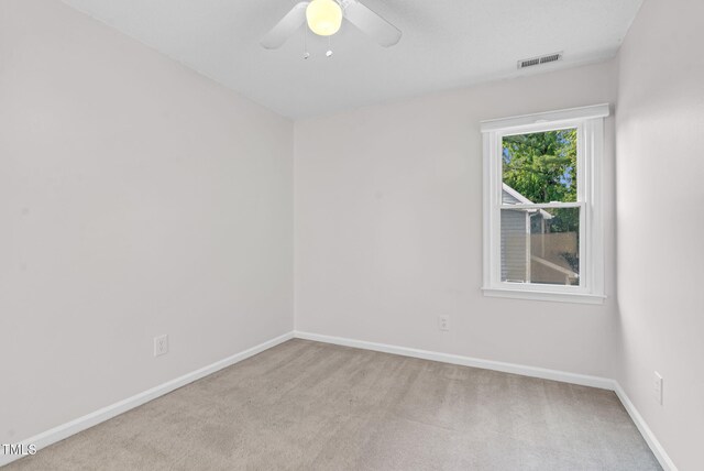 7 Nadeau Ct, Durham, NC 27704 - carpeted empty room with ceiling fan and baseboards