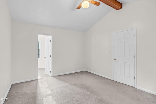 7 Nadeau Ct, Durham, NC 27704 - carpeted spare room with a ceiling fan and baseboards