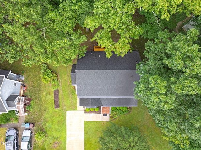 7 Nadeau Ct, Durham, NC 27704 - view from above of property