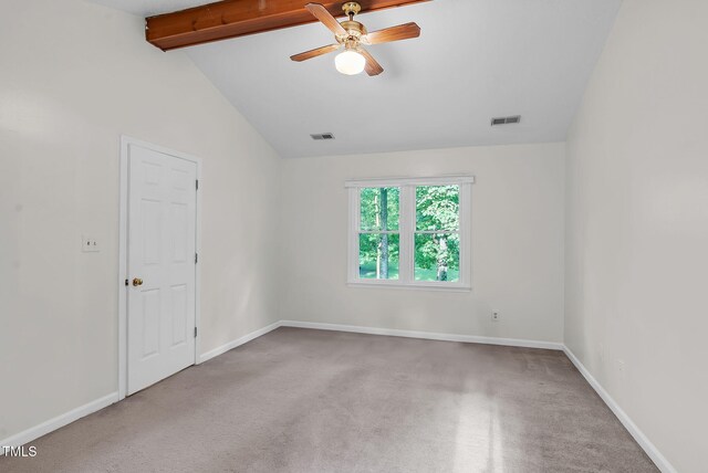 7 Nadeau Ct, Durham, NC 27704 - carpeted empty room featuring a ceiling fan and baseboards