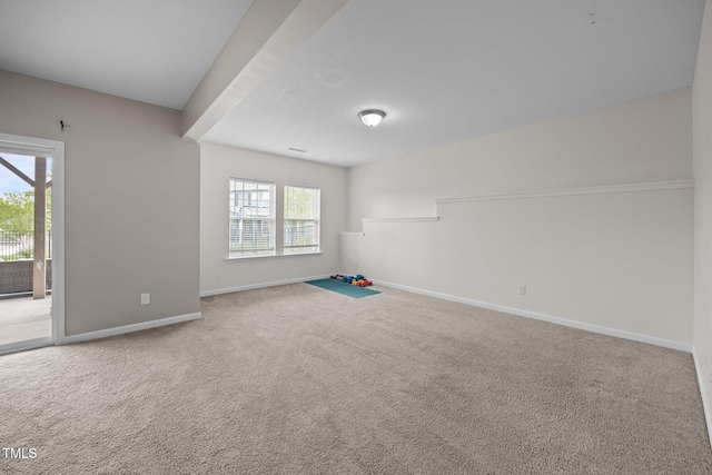 1304 Bromby Ave, Knightdale, NC 27545 - carpeted empty room featuring baseboards