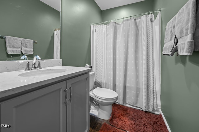 1304 Bromby Ave, Knightdale, NC 27545 - full bathroom featuring vanity and a shower with curtain