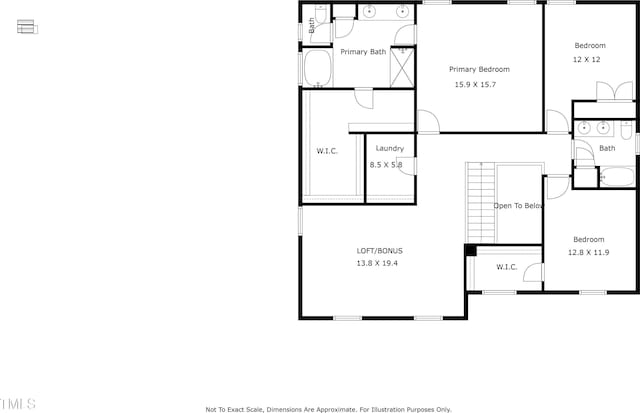 1304 Bromby Ave, Knightdale, NC 27545 - view of room layout
