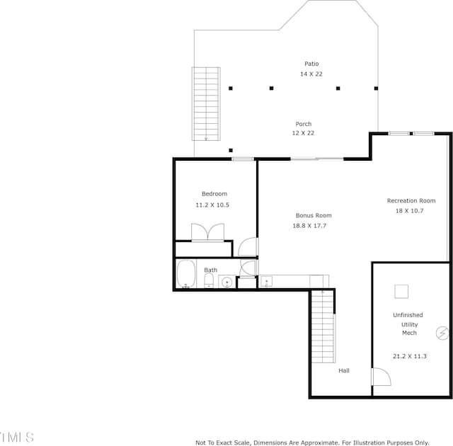 1304 Bromby Ave, Knightdale, NC 27545 - view of floor plan / room layout