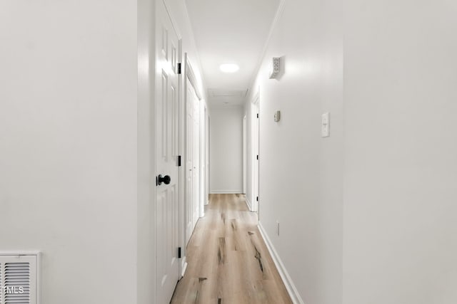 104 S Nikol Way, Clayton, NC 27520 - corridor featuring light wood-type flooring and baseboards