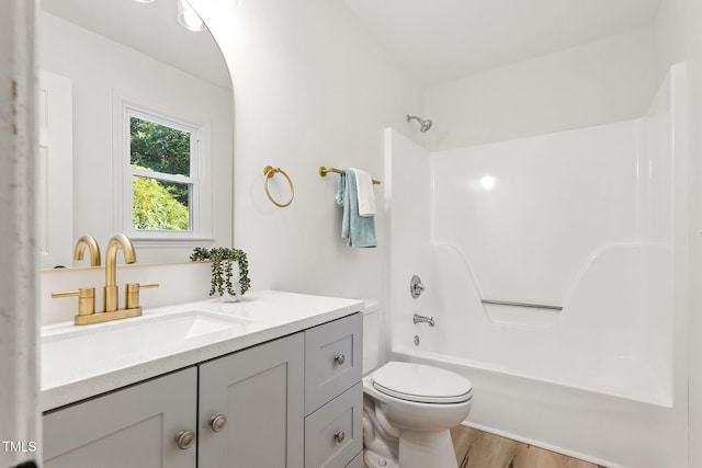 104 S Nikol Way, Clayton, NC 27520 - full bathroom with vanity, tub / shower combination, and wood finished floors