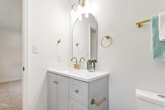 104 S Nikol Way, Clayton, NC 27520 - half bath featuring vanity and toilet