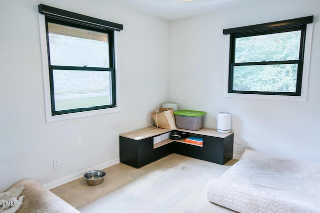 1523 Ivy Ln, Raleigh, NC 27609 - bedroom featuring light wood finished floors and baseboards