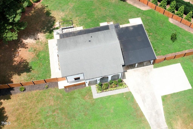 1523 Ivy Ln, Raleigh, NC 27609 - aerial view of property and surrounding area