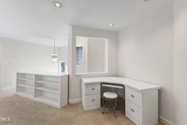 2944 Ballybunion Way, Raleigh, NC 27613 - home office with light colored carpet and recessed lighting