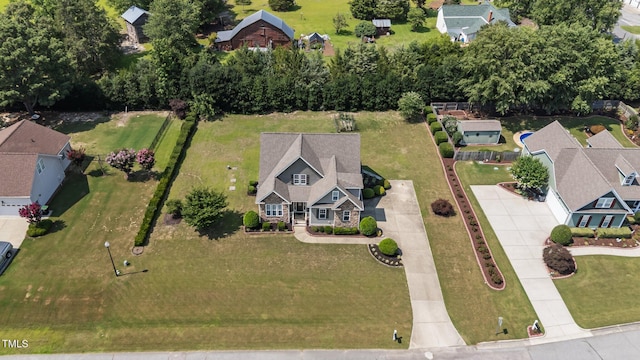 1012 Tavernier Knoll Ln, Raleigh, NC 27603 - aerial view of residential area
