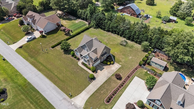 1012 Tavernier Knoll Ln, Raleigh, NC 27603 - aerial view of property and surrounding area featuring nearby suburban area
