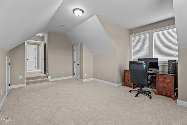 1012 Tavernier Knoll Ln, Raleigh, NC 27603 - office with light colored carpet and vaulted ceiling
