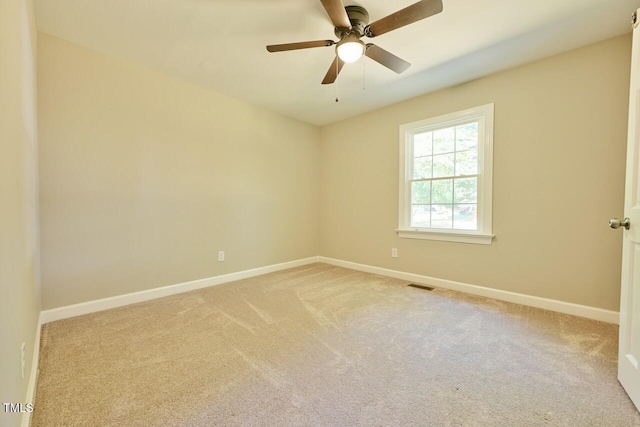 369 Historic Village Dr, Roxboro, NC 27574 - unfurnished room with carpet flooring and a ceiling fan