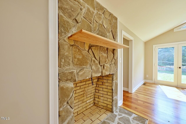 369 Historic Village Dr, Roxboro, NC 27574 - detailed view of french doors and wood finished floors