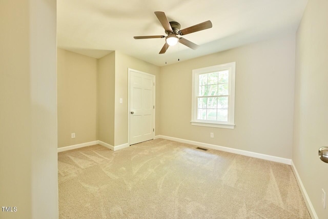 369 Historic Village Dr, Roxboro, NC 27574 - empty room with carpet floors and ceiling fan