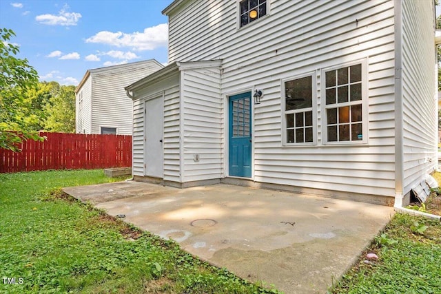 2733 Midway Park Ct, Raleigh, NC 27610 - doorway to property with a patio area