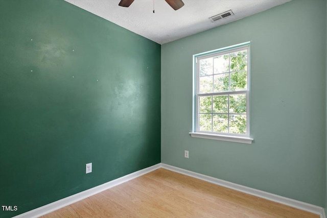 2733 Midway Park Ct, Raleigh, NC 27610 - unfurnished room with ceiling fan and light wood-style flooring