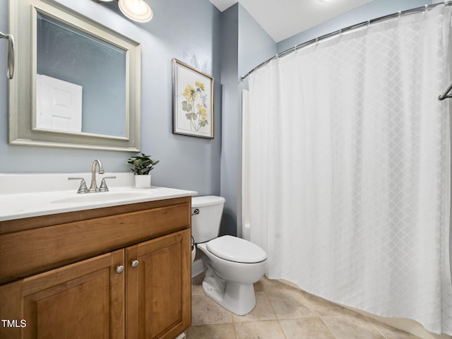 20 Little River Ct, Youngsville, NC 27596 - full bath with vanity, tile patterned flooring, and curtained shower