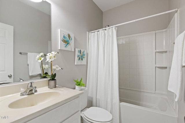 1201 Woodlands Creek Way, Apex, NC 27502 - bathroom with vanity and shower / bath combo with shower curtain
